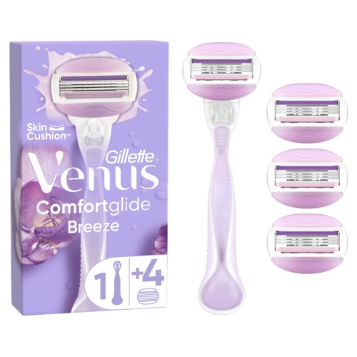 Gillette Venus Comfortglide Breeze razor 4 razor blade refills 4 st