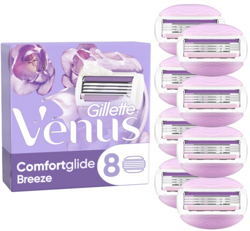 Gillette Venus ComfortGlide Breeze Razor Blades 8 pcs