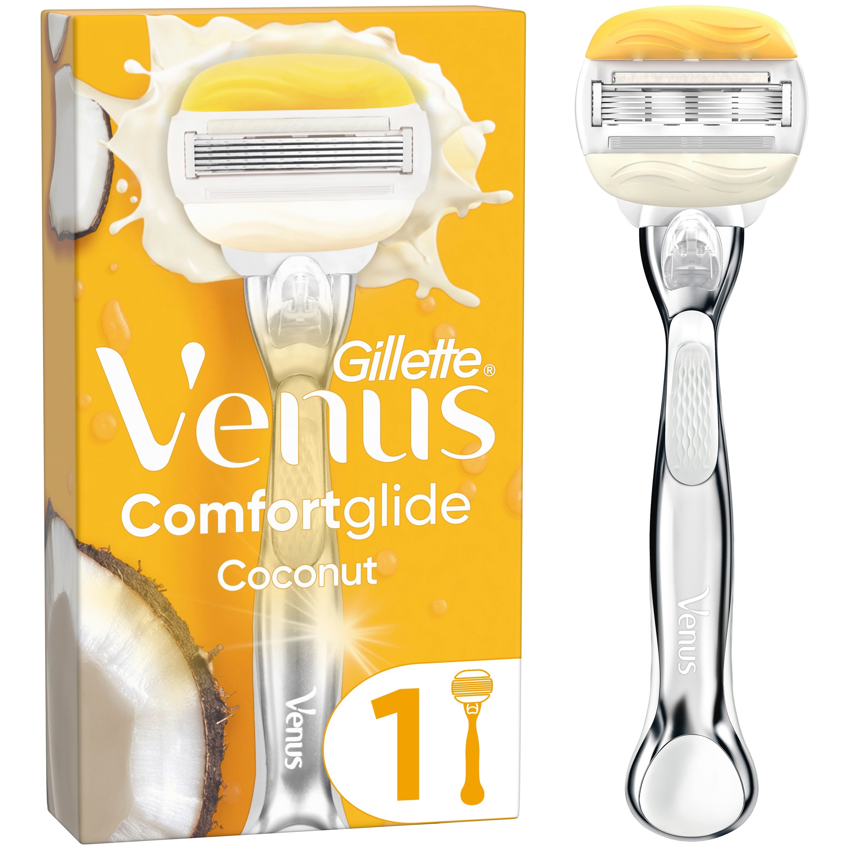 Gillette Venus ComfortGlide Coconut Plus Olay Razor