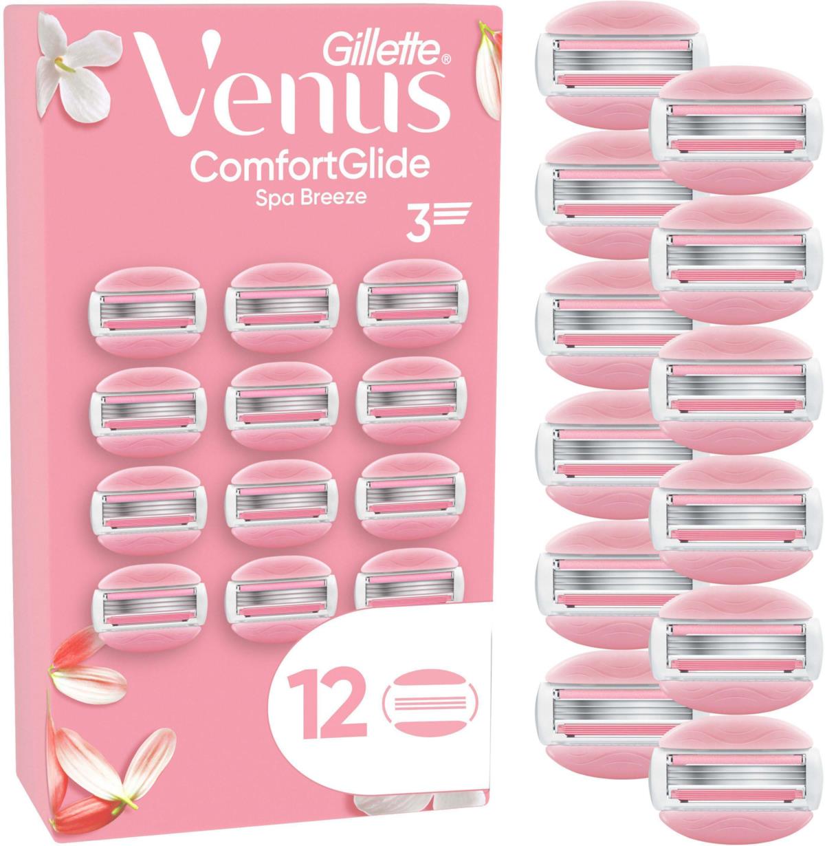 Gillette Venus ComfortGlide Spa Breeze Razor Blades 12 St Lyko gillette-venus-comfortglide-spa-breeze-razor-blades-12-st-lyko