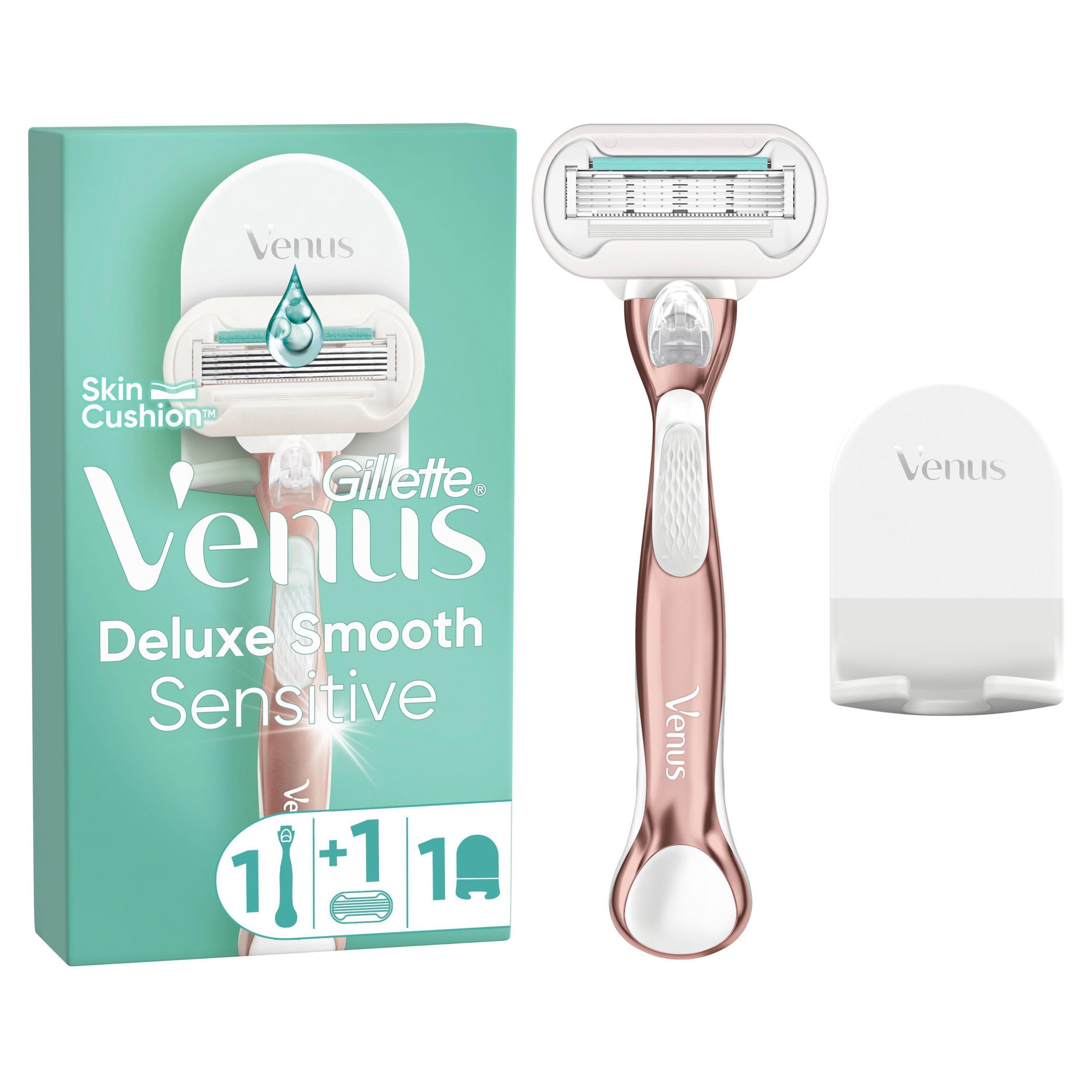 Gillette Venus Venus Deluxe Smooth Sensitive RoseGold Razor x1 Blade ...