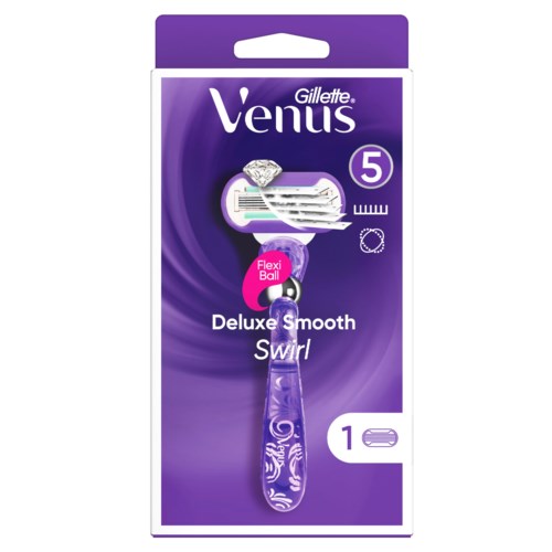 Gillette Venus Deluxe Smooth Swirl Razor - 1 Blade