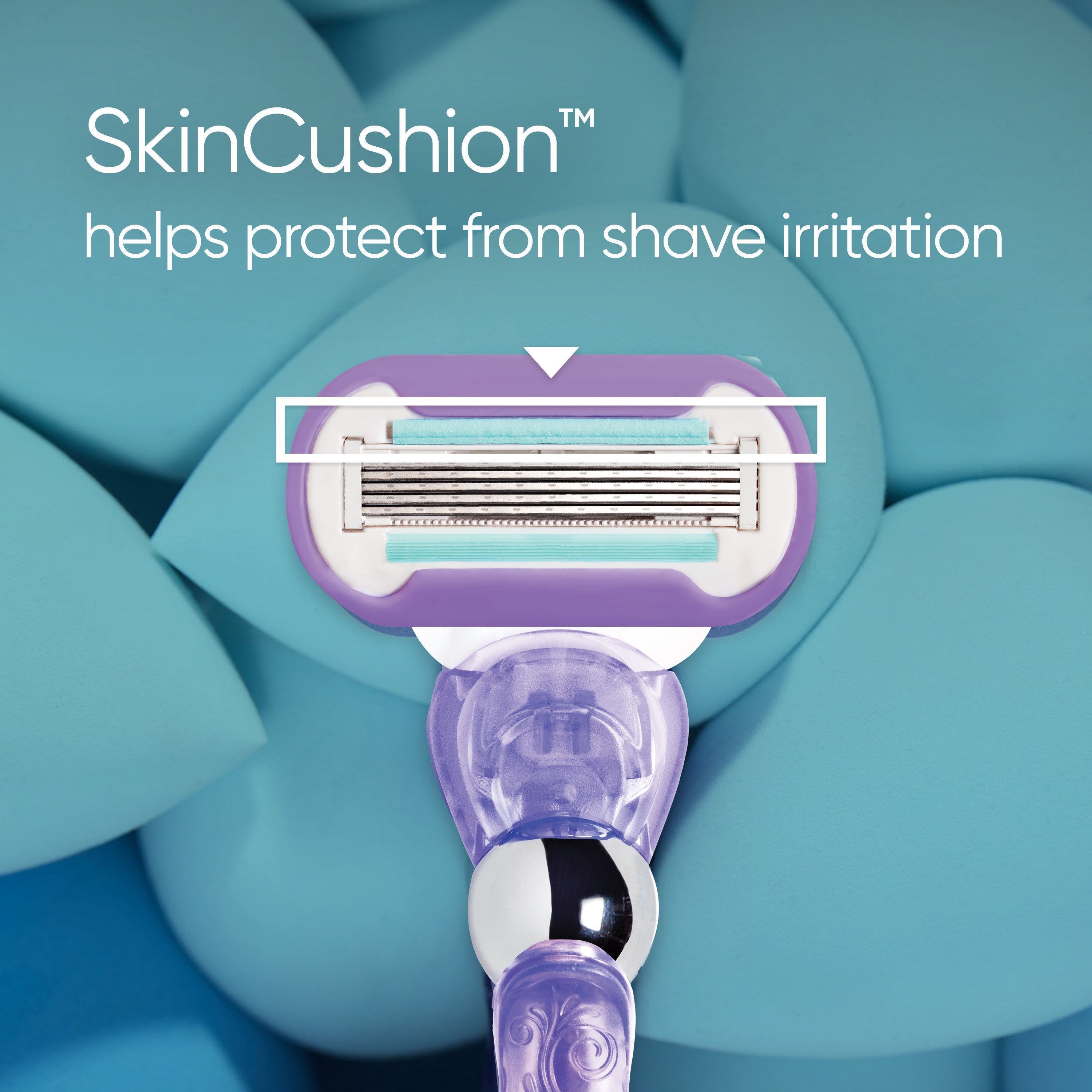 Gillette Venus Deluxe Smooth Swirl Razor 3 razor blade refills (obrázok 3)