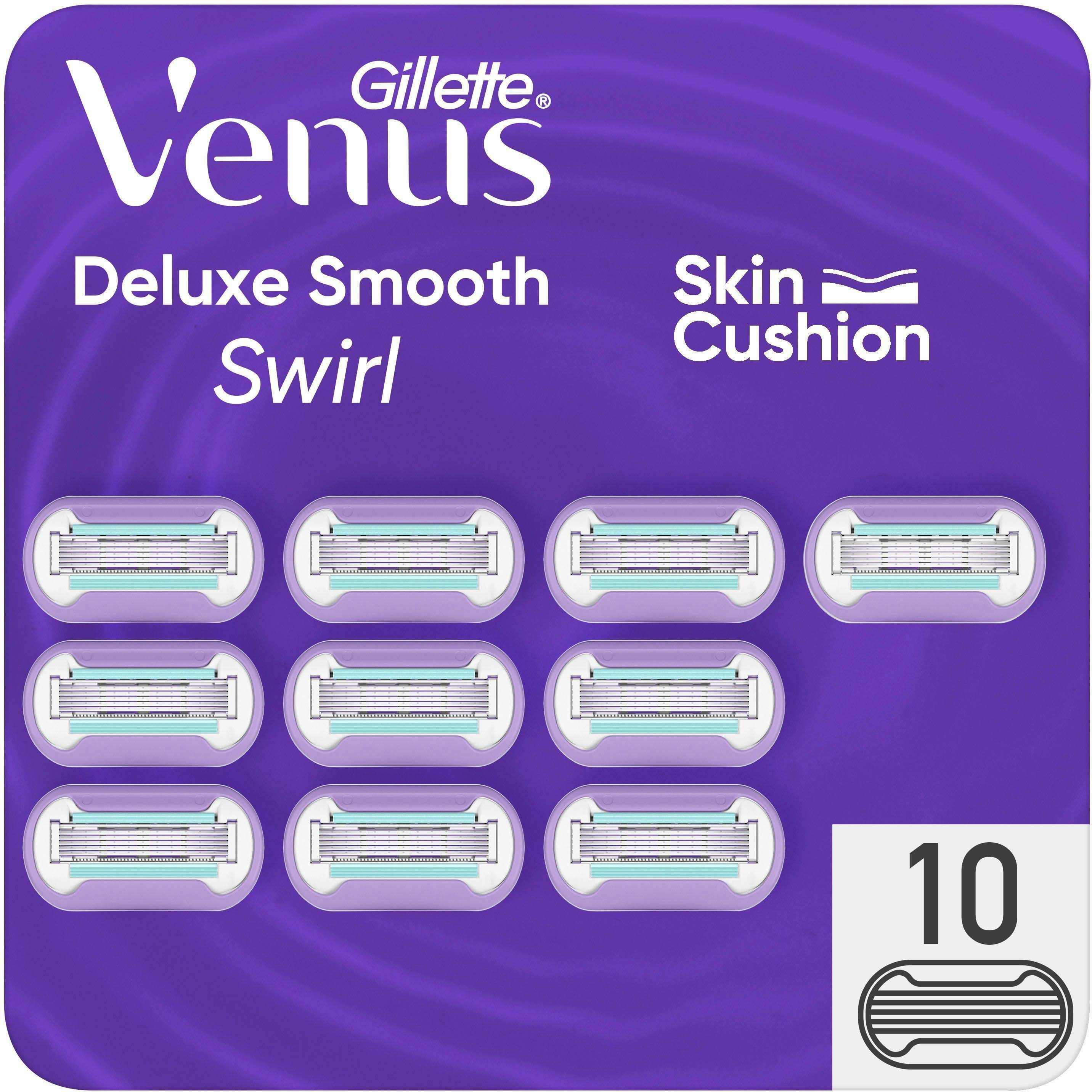Gillette Venus Deluxe Smooth Swirl Razor Blades 10 count