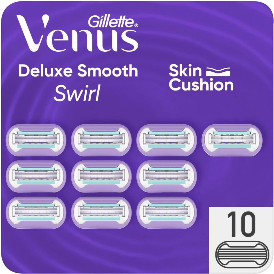 Venus Deluxe Smooth Swirl Razor Blades 10 count