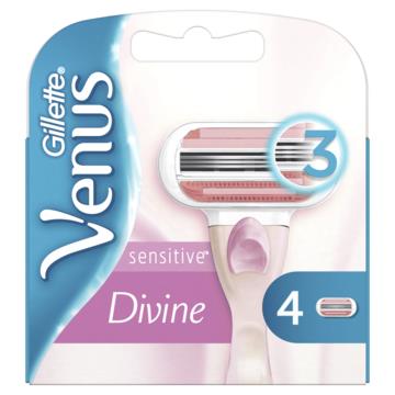 Gillette Venus Divine Sensitive rakblad för kvinnor 4-pack
