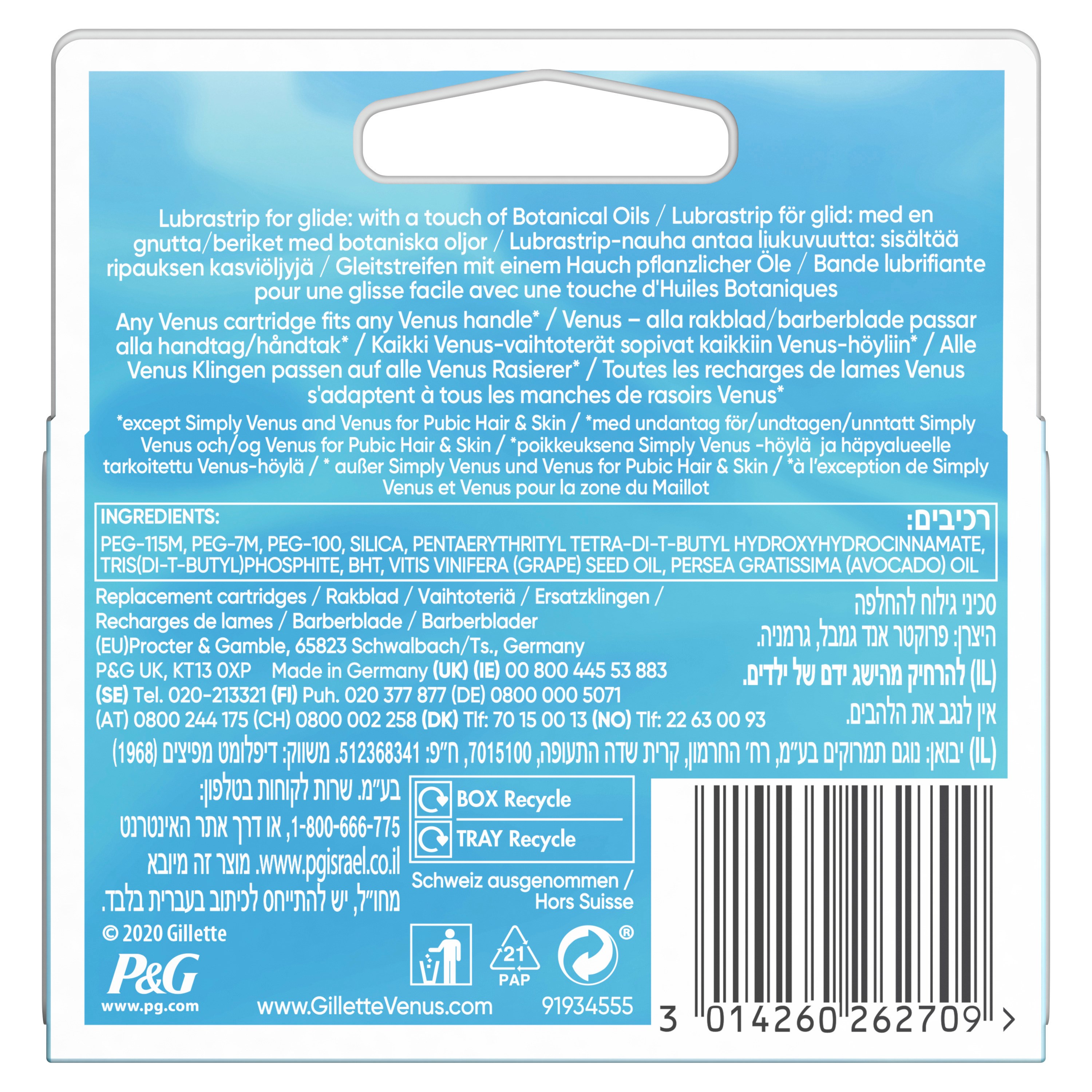 Gillette Venus Smooth Razor blades 4-pack 4 szt. (obrázok 7)