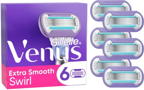 Gillette Venus Extra Smooth Swirl Razor Blades 6 st