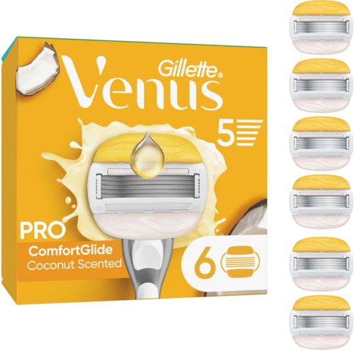 Gillette Venus Pro ComfortGlide Coconut & Olay Razor Blades 6 st