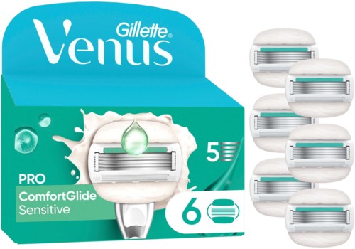 Gillette Venus Pro ComfortGlide Sensitive Razor Blades 6 st