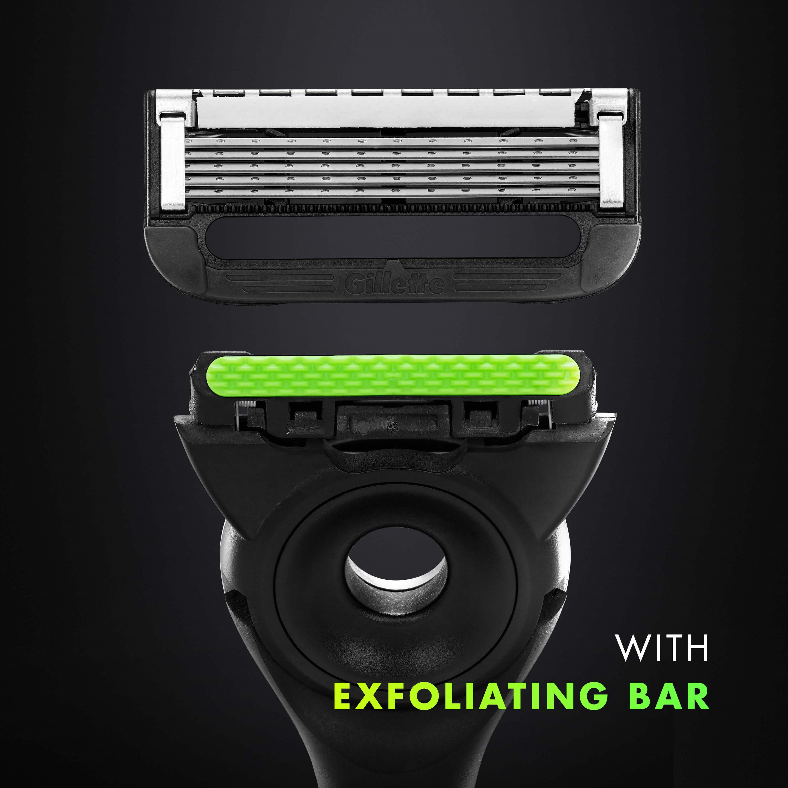 Gillette Labs With Exfoliating Bar Razor 1 Handle 1 Blade (obrázok 4)