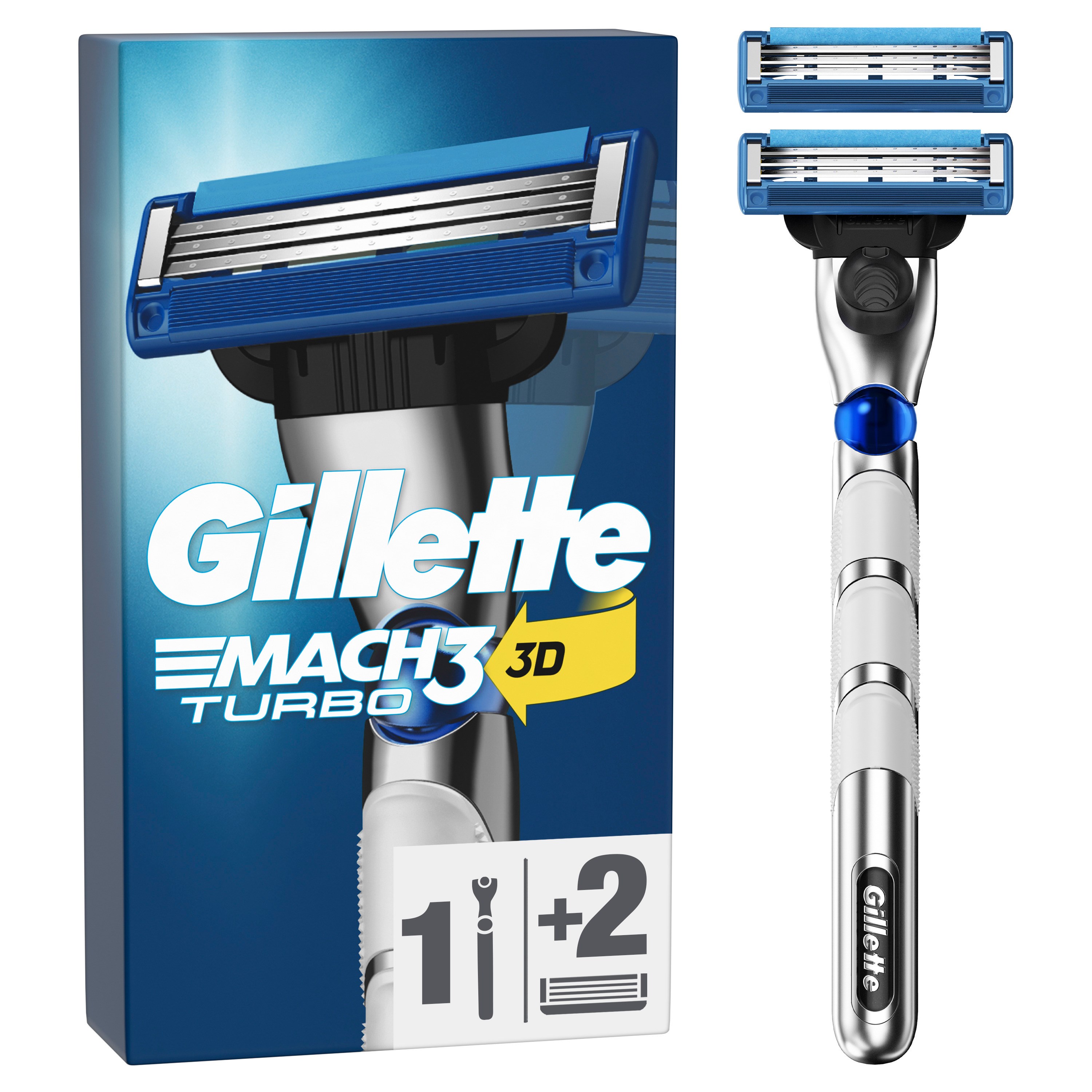 Gillette Mach3 Turbo Razor For Men 1 Gillette Razor