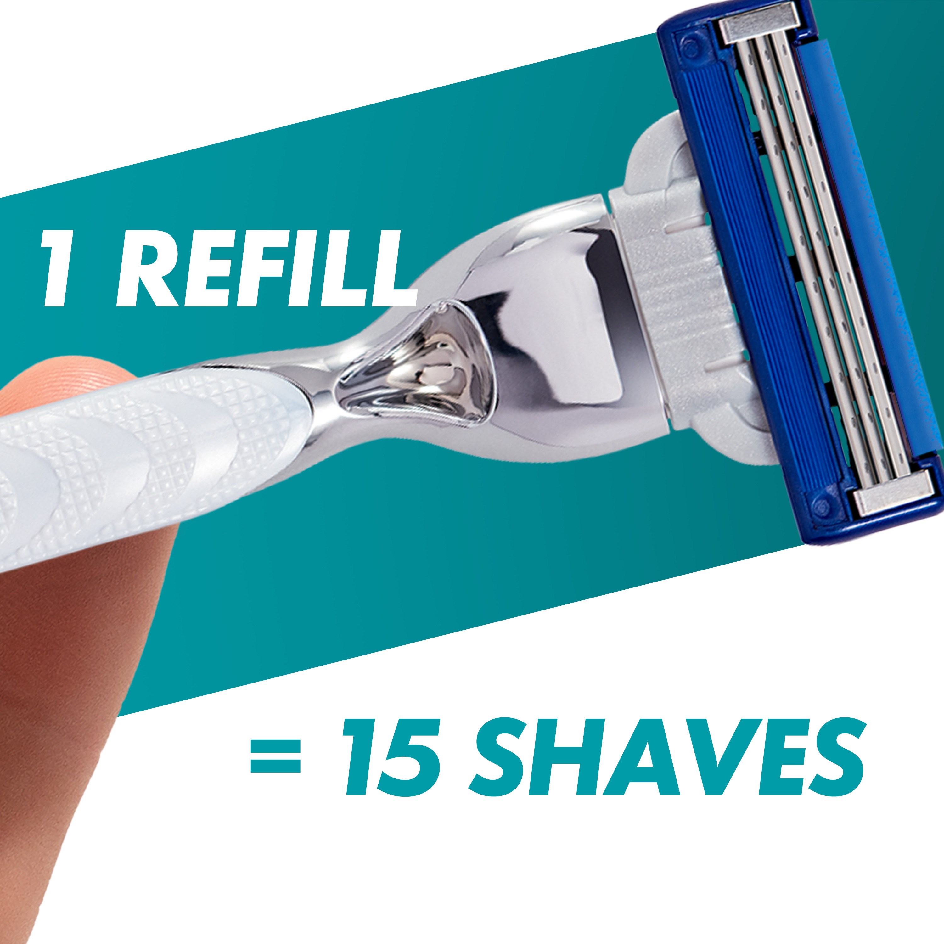 Gillette Mach3 Turbo Razor For Men 1 Gillette Razor (obrázok 4)
