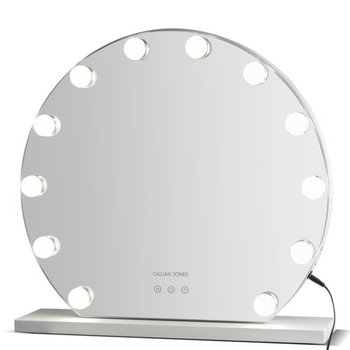 Gillian Jones 12 bulb Hollywood mirror with adjustable light