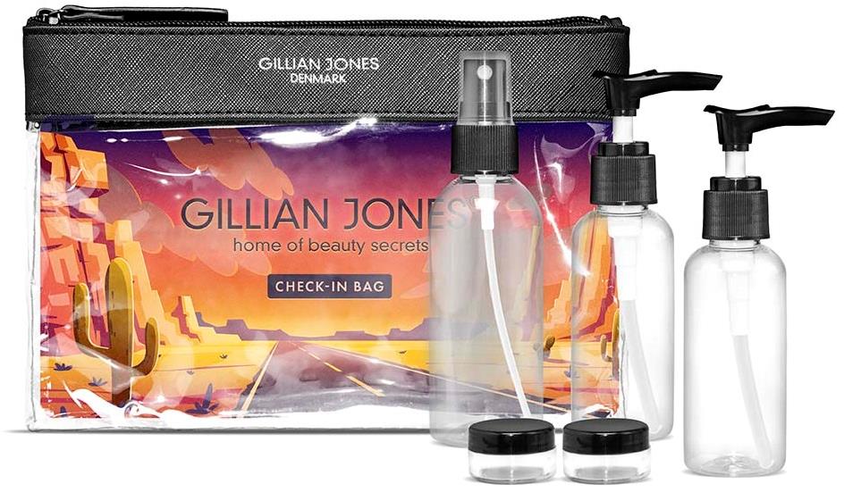 Gillian Jones Beauty Check-In Bag With Bottles Svart