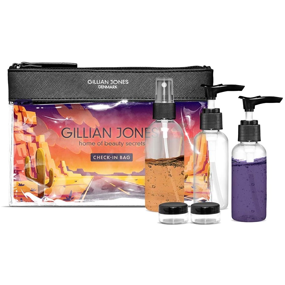 Alternativ bild 1 för Gillian Jones Check-In Bag With Bottles Bottles Black