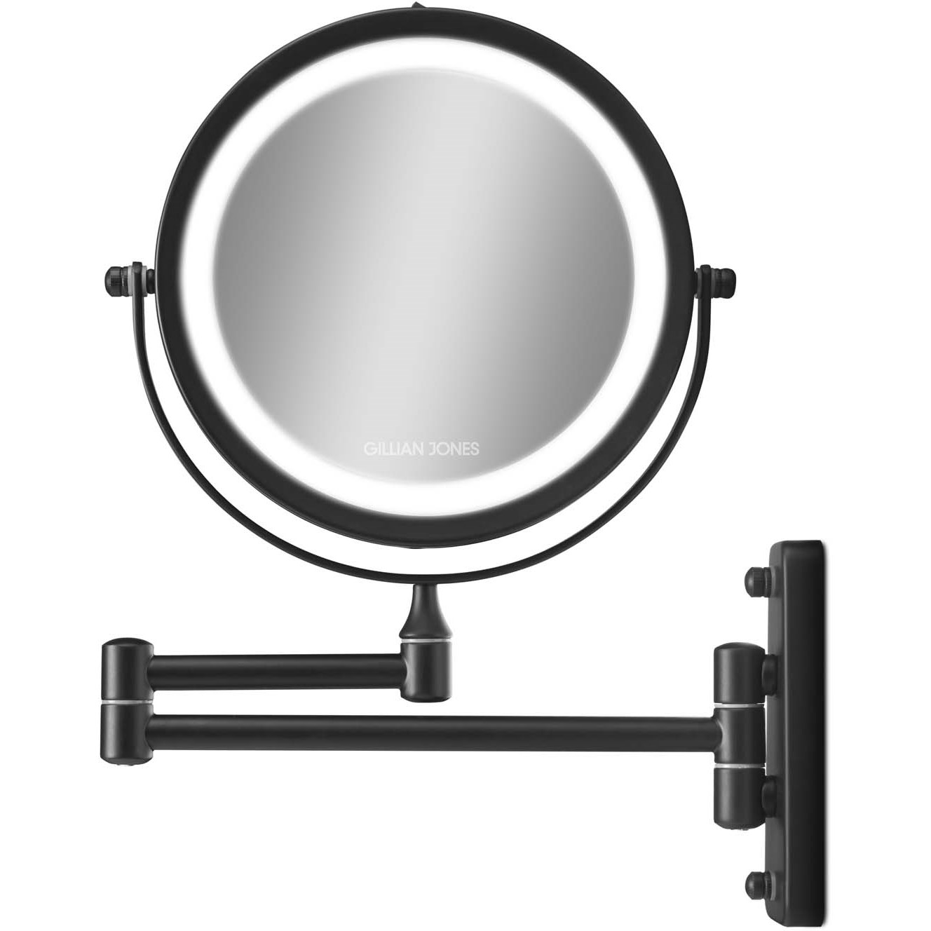 Alternativ bild 1 för Gillian Jones Double-sided Wall Mirror with LED light Black