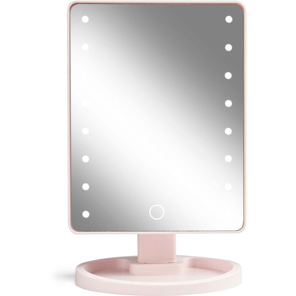 Gillian Jones Gillian Jones Hollywood Mirror With Touch, Led Light And USB Pink