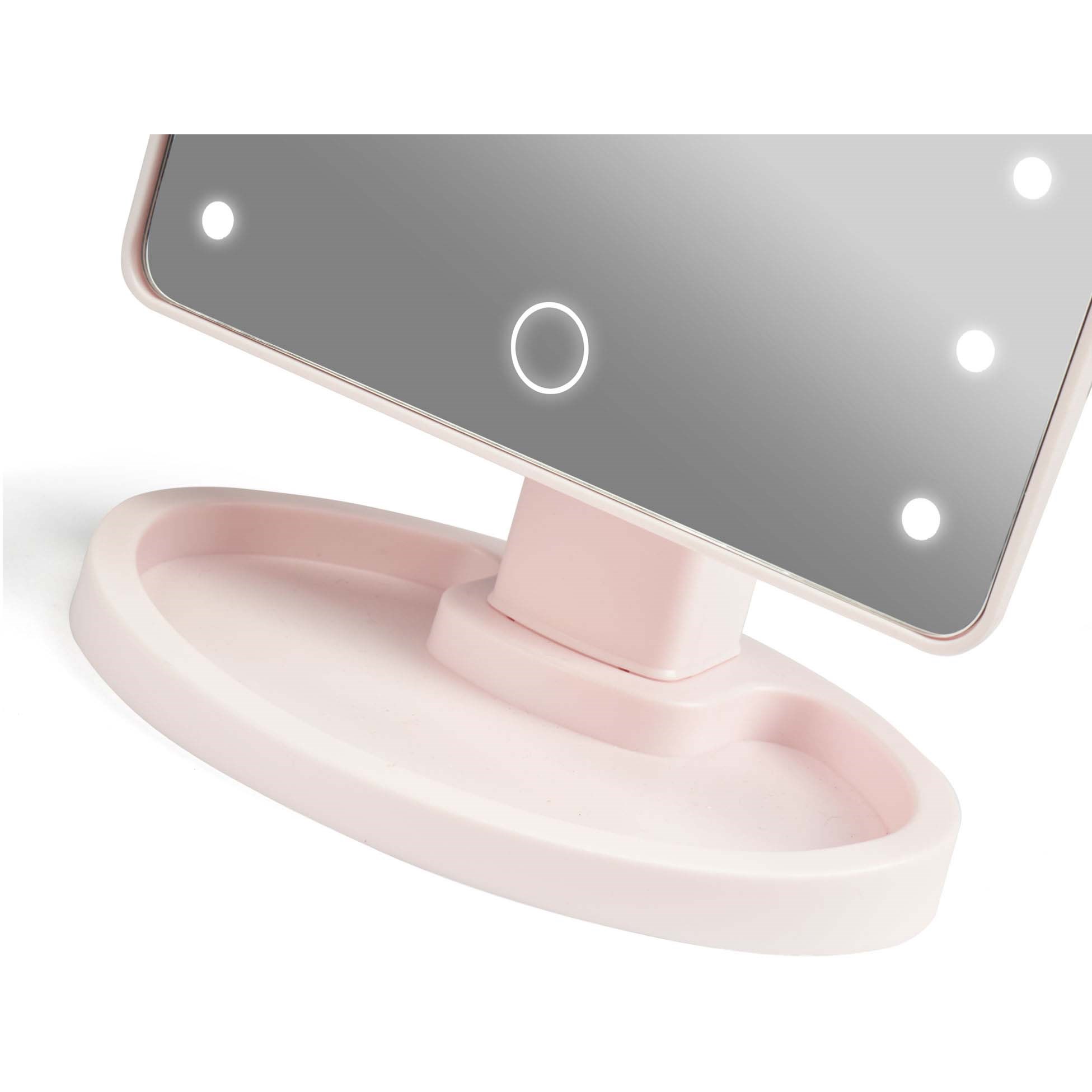 Gillian Jones Hollywood Mirror With Touch, Led Light And USB Pink (obrázok 4)