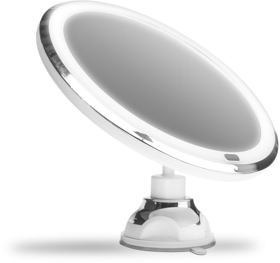 Gillian Jones LED Suction Cup Mirror with Touch & USB x10 Magnification