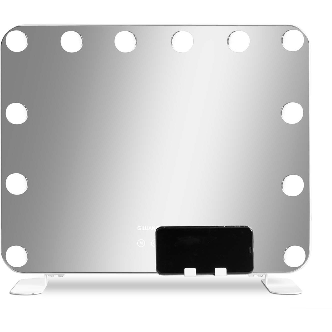 Alternativ bild 1 för Gillian Jones Makeup Artist Mirror With 12 LED Bulbs And Smartphone Ho