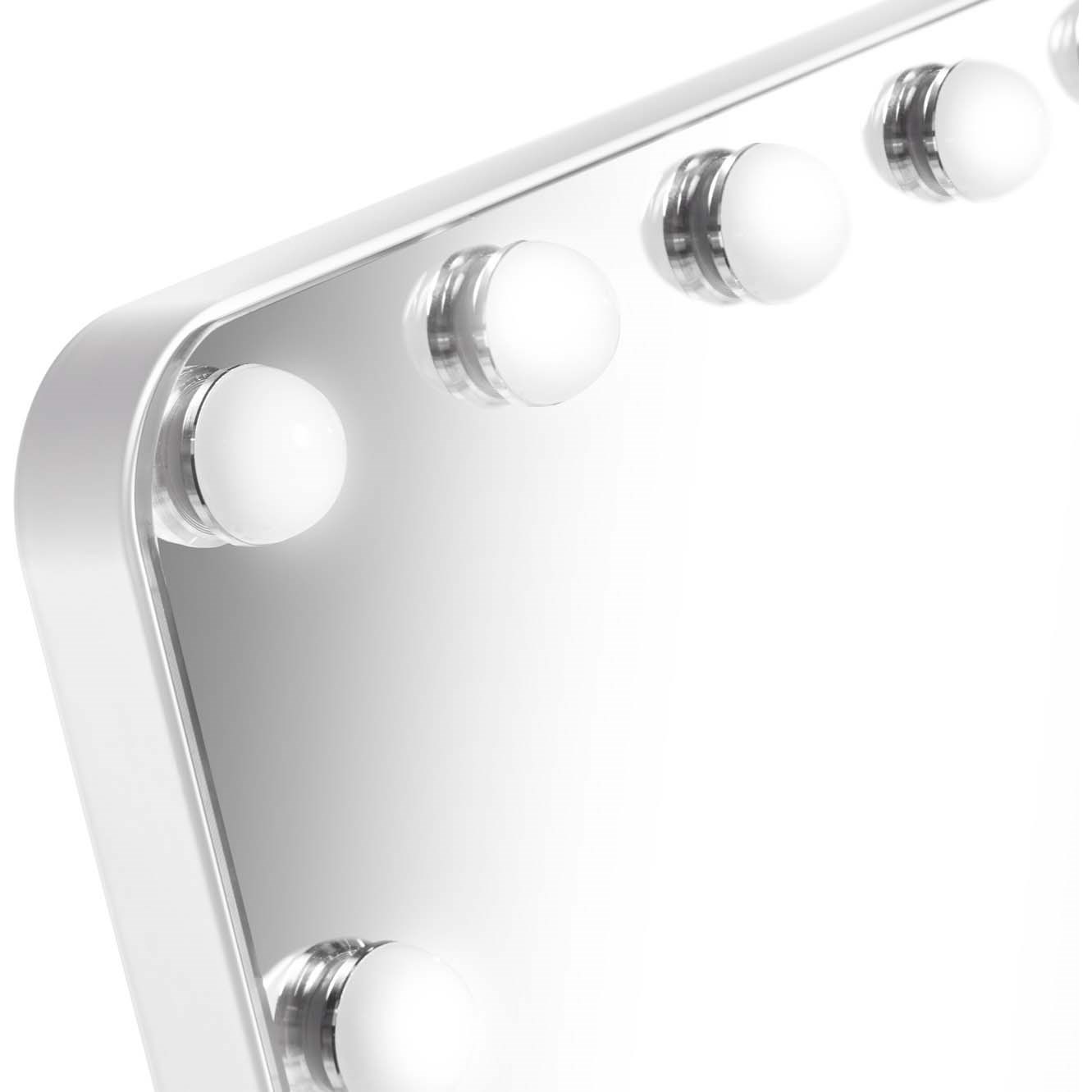 Gillian Jones Makeup Artist Mirror With 12 LED Bulbs And Smartphone Ho (obrázok 6)