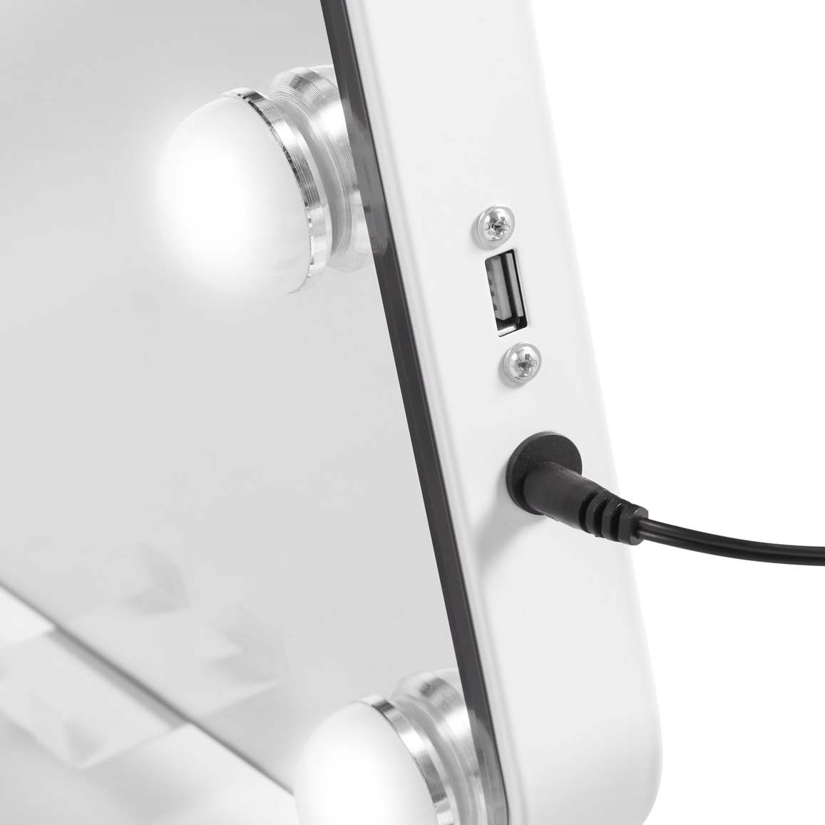 Gillian Jones Makeup Artist Mirror With 12 LED Bulbs And Smartphone Ho (obrázok 7)