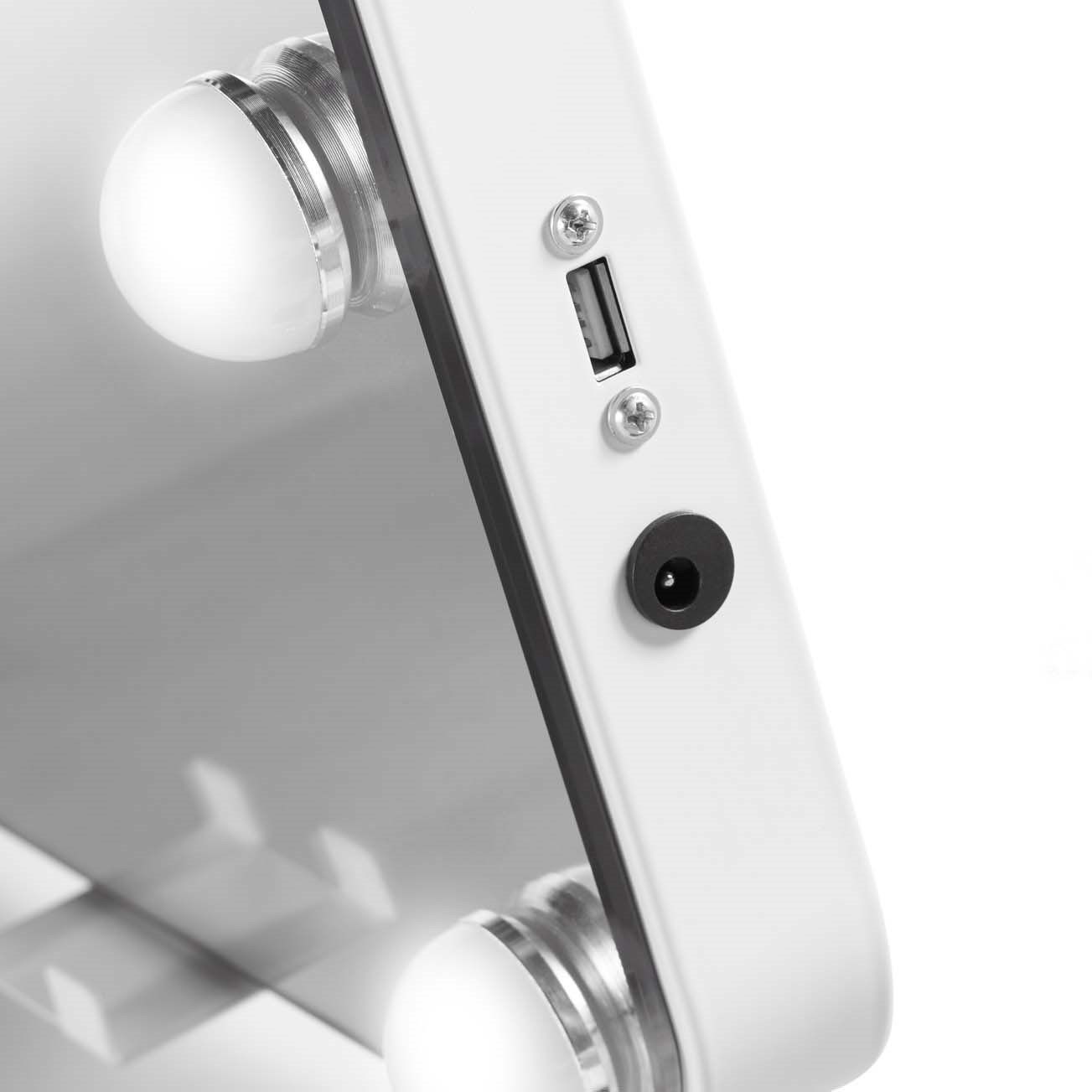 Gillian Jones Makeup Artist Mirror With 12 LED Bulbs And Smartphone Ho (obrázok 8)