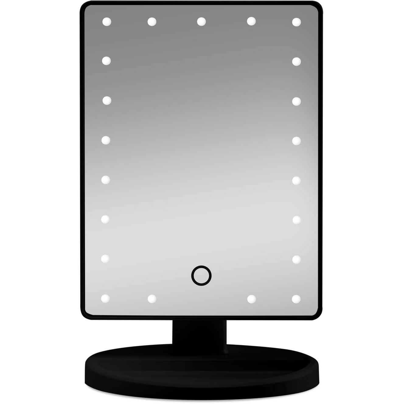 Läs mer om Gillian Jones Makeup Mirror With Led Light And Touch Function Black