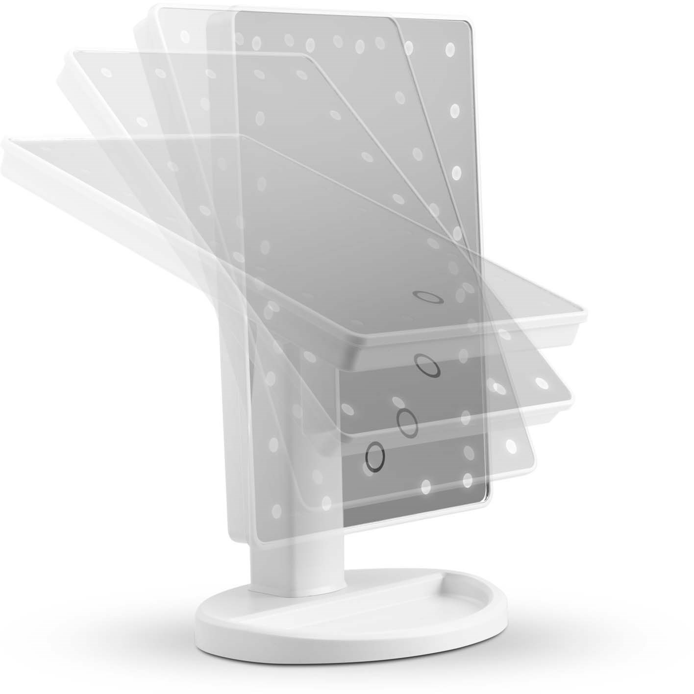Gillian Jones Makeup Mirror With Led Light And Touch Function White (obrázok 3)