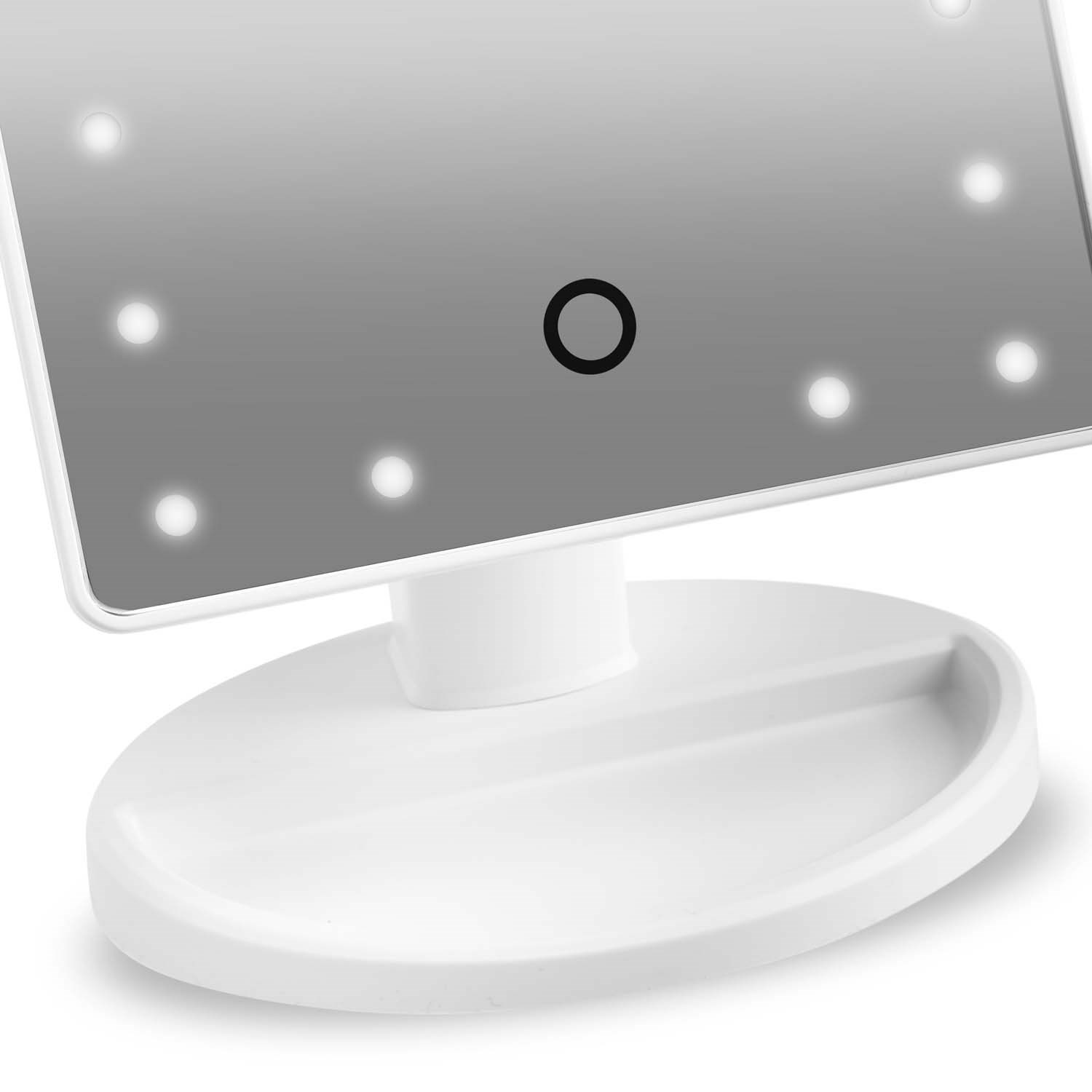 Gillian Jones Makeup Mirror With Led Light And Touch Function White (obrázok 4)