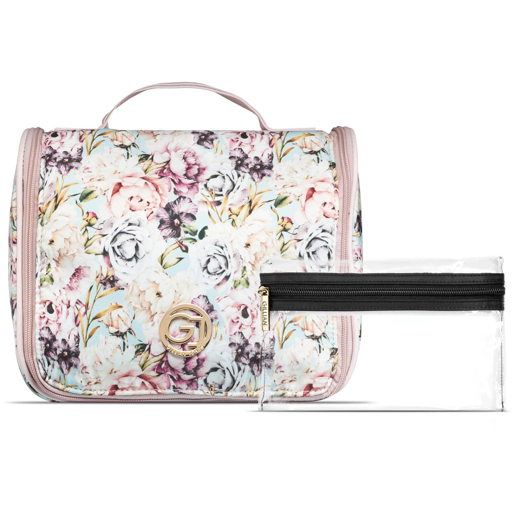 Gillian Jones Spa Organizer Hangup Rose Big Flower Print