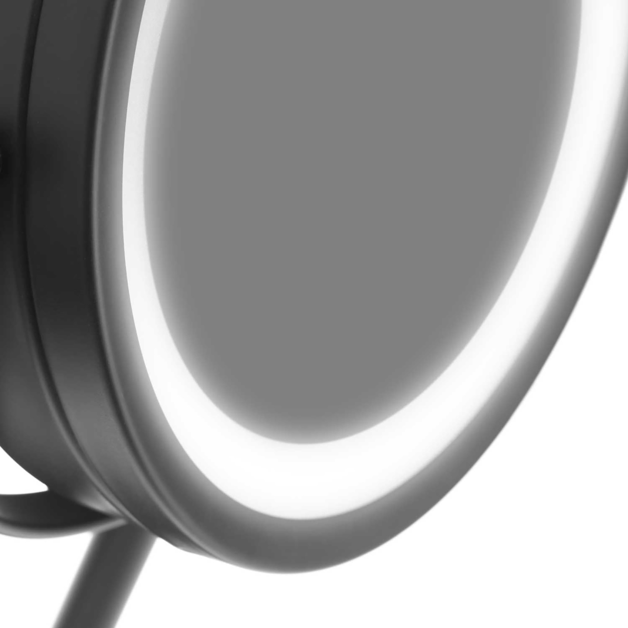 Gillian Jones Table Mirror With Led Light & X10 Magnification Black (obrázok 3)