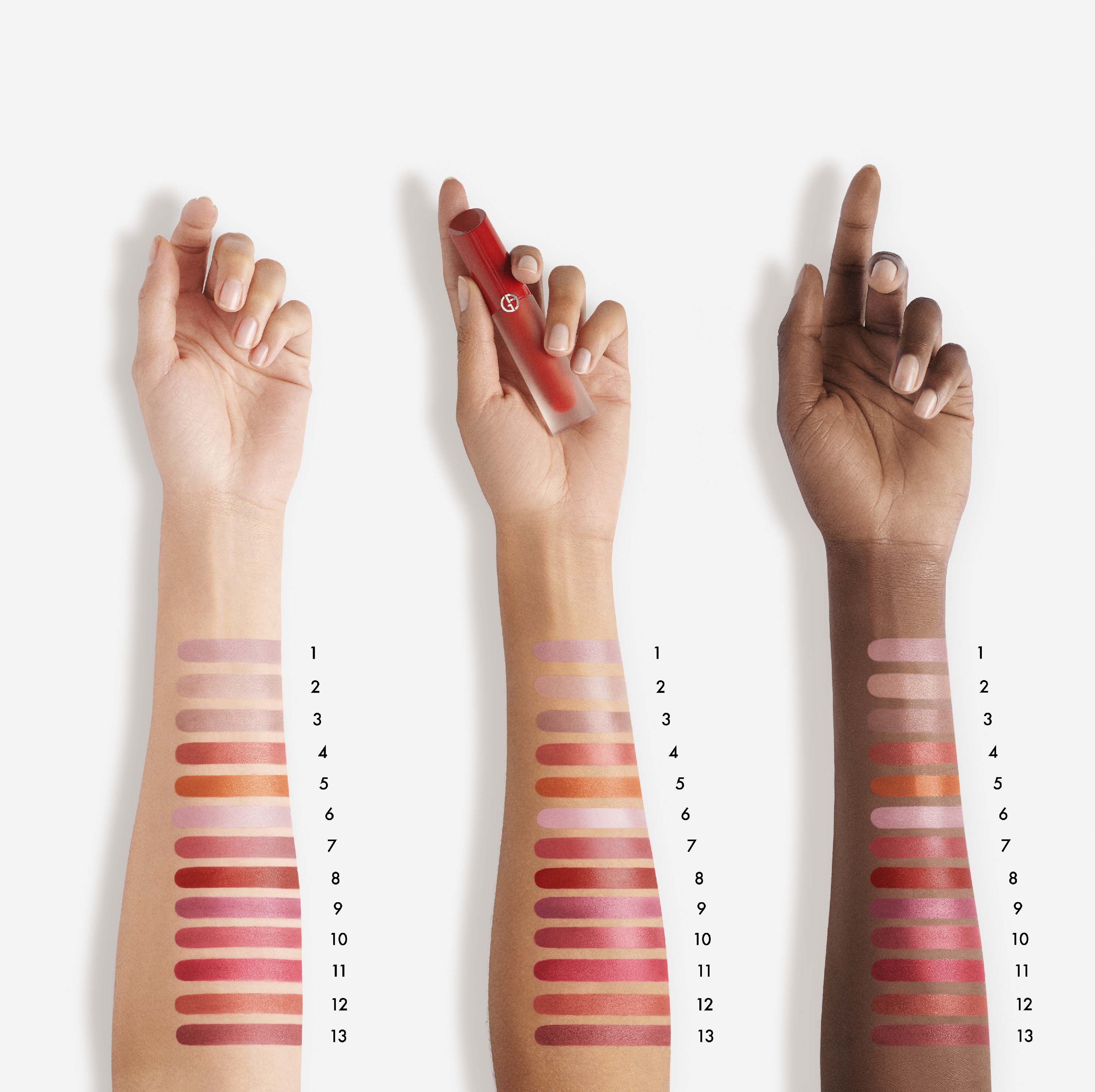 Armani lip maestro online swatches