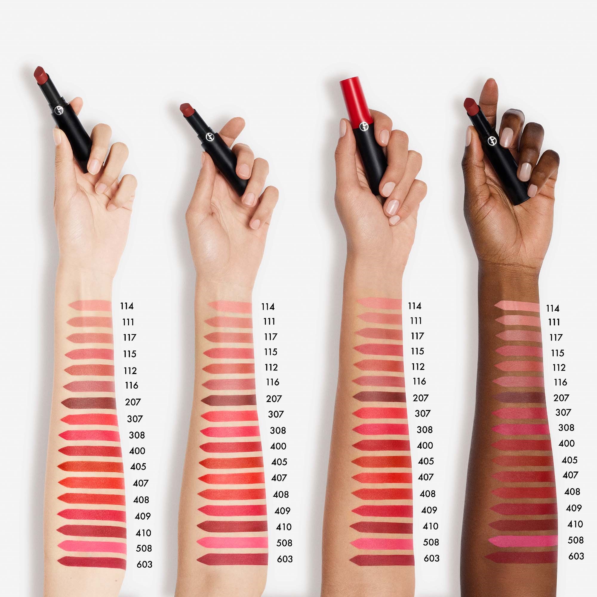 Giorgio Armani Lip Power Matte 407 Passionate (obrázok 5)