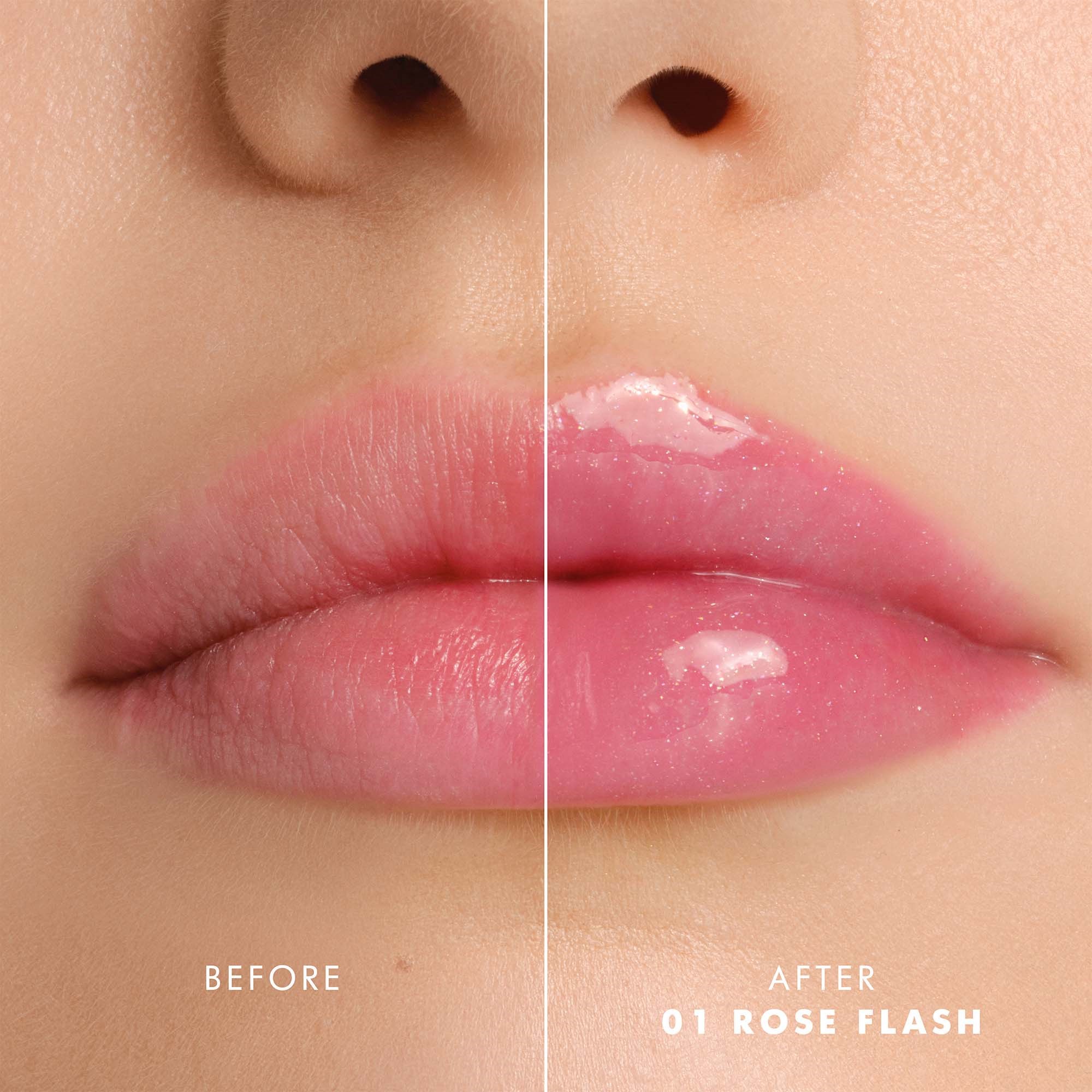 Giorgio Armani Prisma Flash Glossy Color Lip Balm 01 Rose Flash (zdjęcie 3)