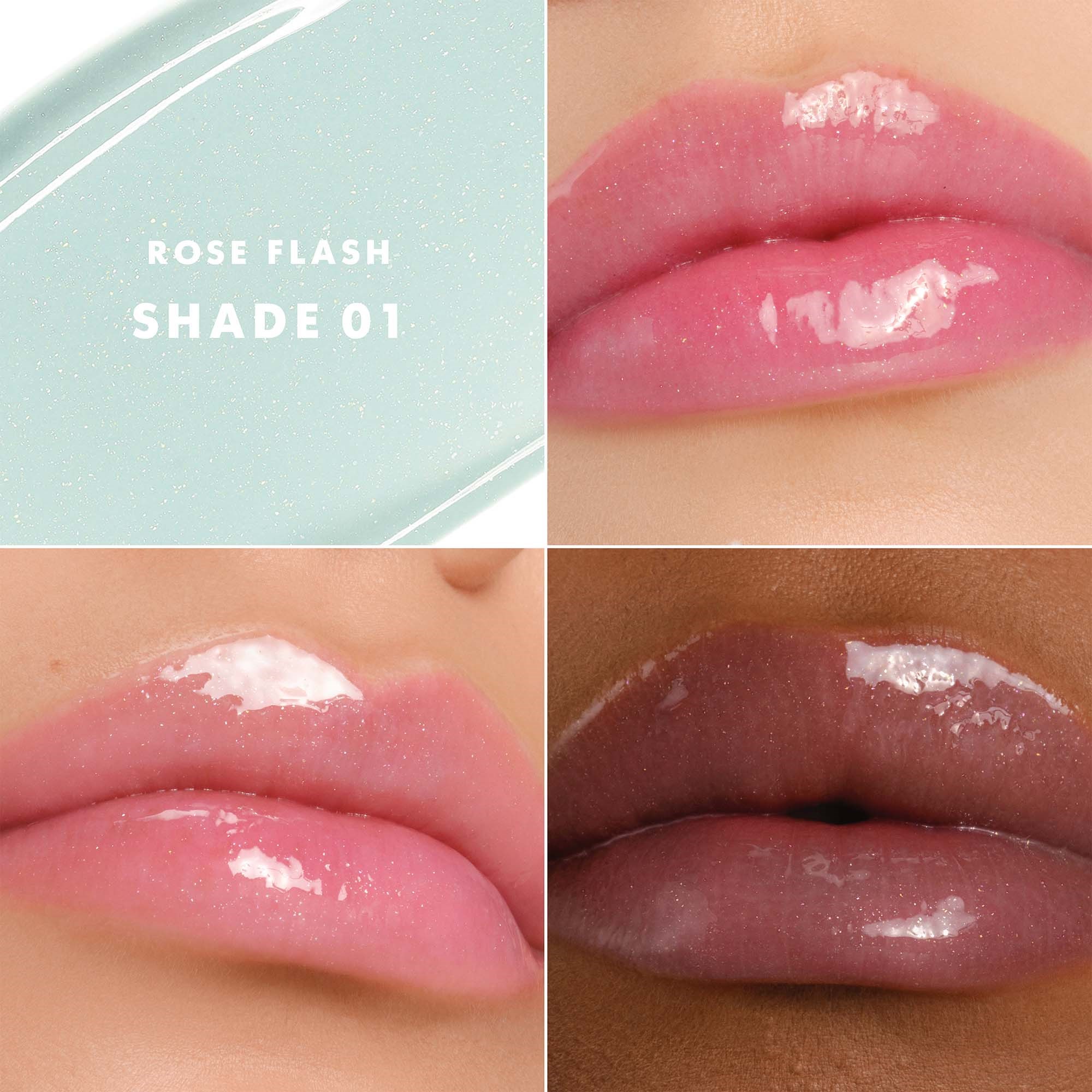 Giorgio Armani Prisma Flash Glossy Color Lip Balm 01 Rose Flash (zdjęcie 4)