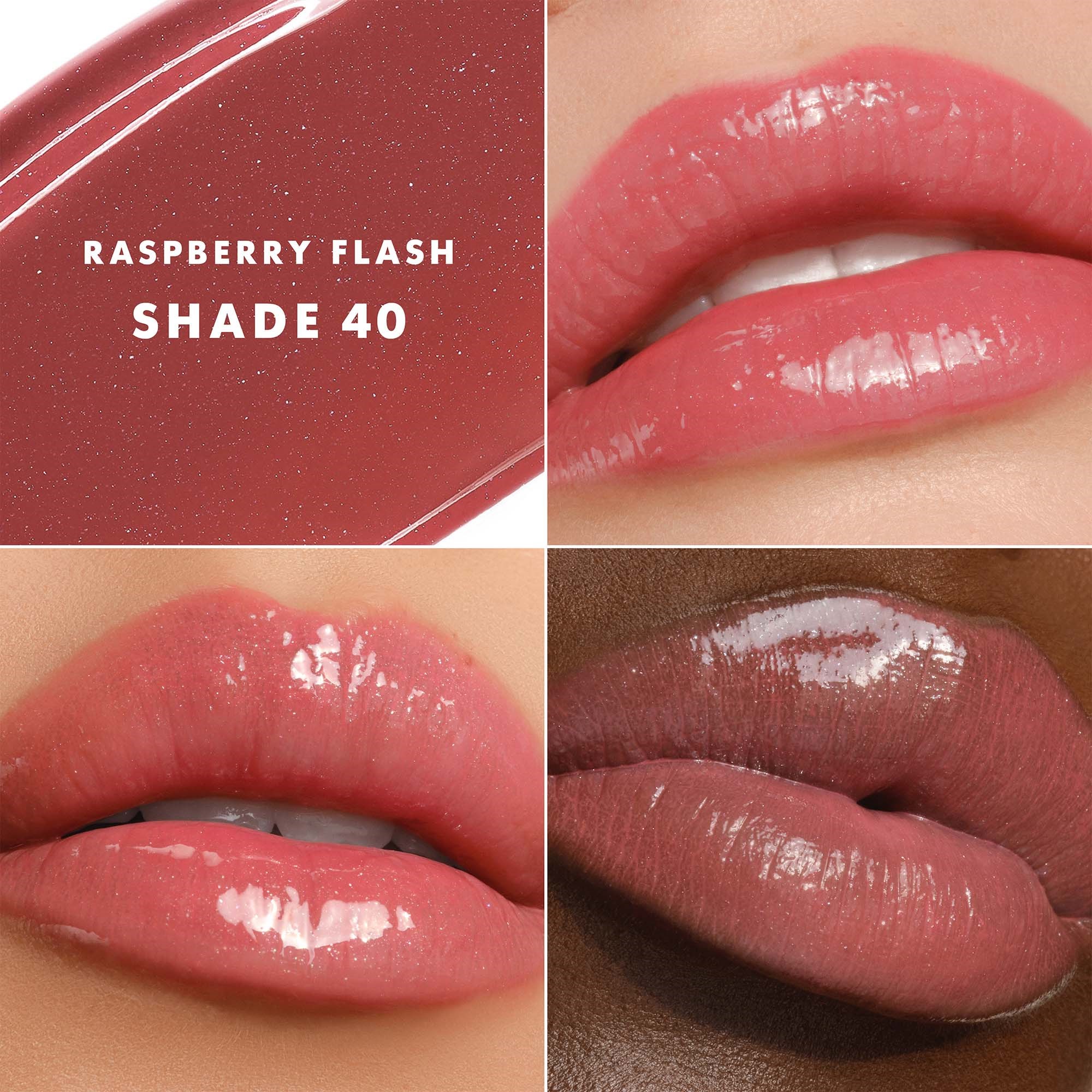Giorgio Armani Prisma Flash Glossy Color Lip Balm 40 Raspberry Flash (zdjęcie 4)