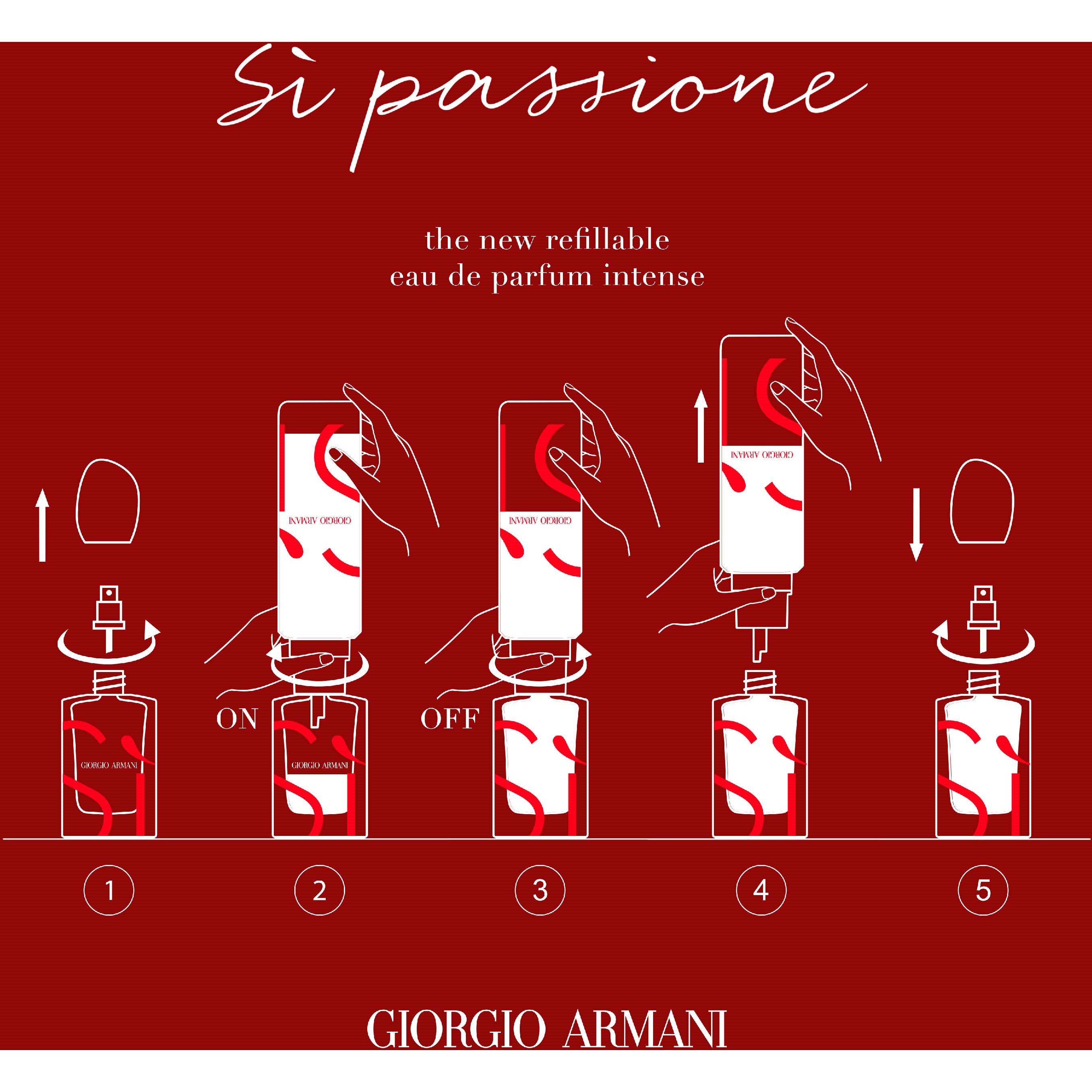 Giorgio Armani Sì Passione Eau de Parfum Refill 100 ml (obrázok 7)