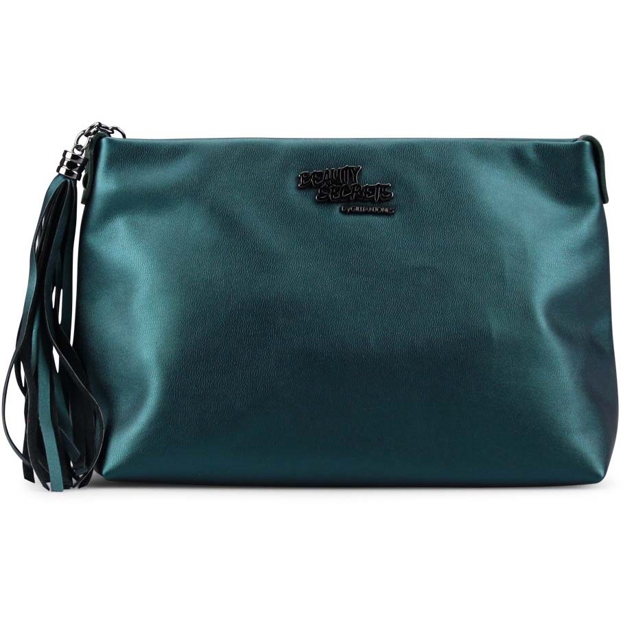 Gillian Jones Secrets Cosmetic Bag From Secrets In Changing Green Nylo