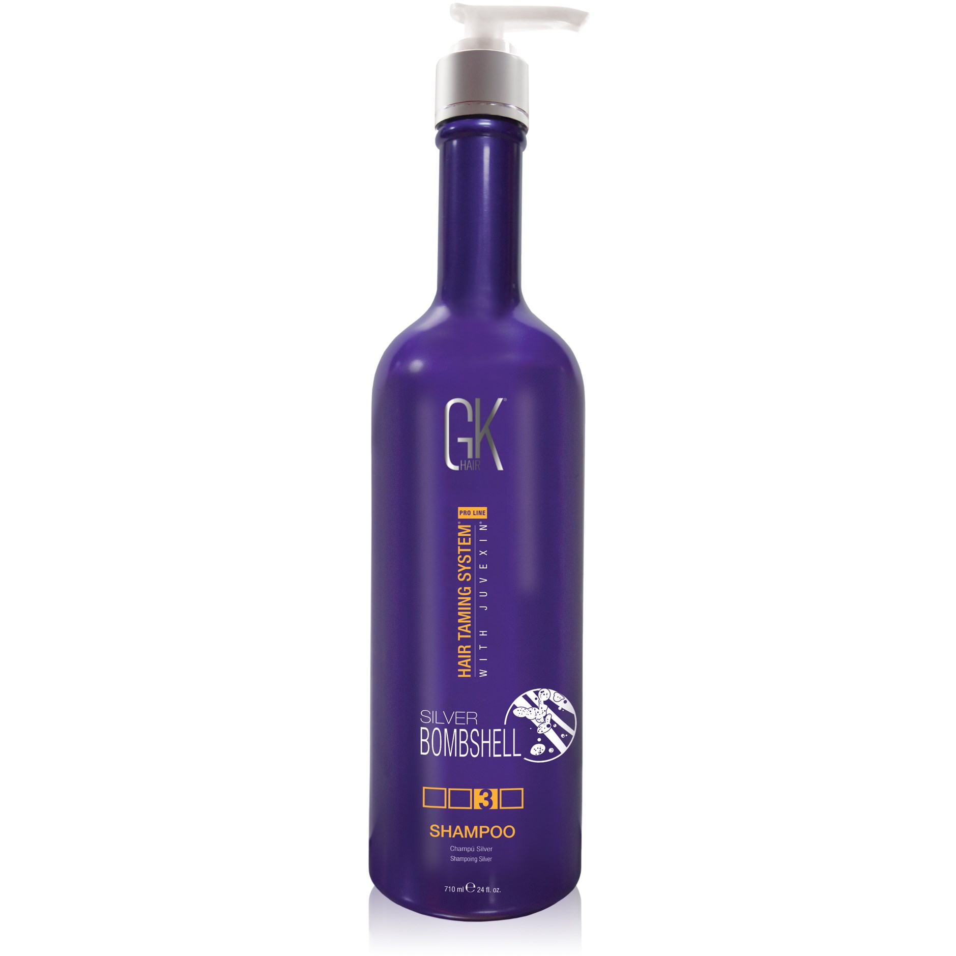 Läs mer om GKhair GK Hair Miami Bombshell Silvershampoo 710 ml