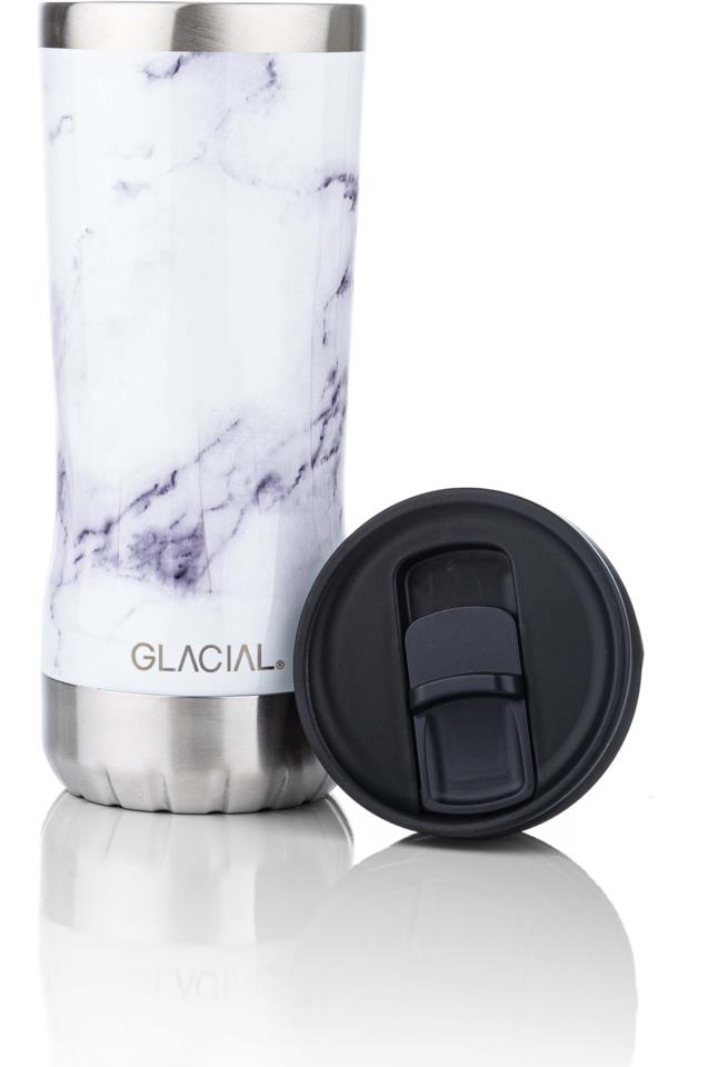 GLACIAL Tumbler White Marble 350 ml
