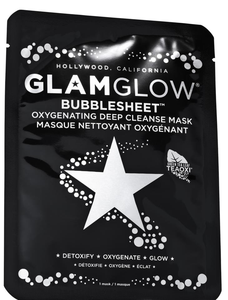 GlamGlow Bubblesheet Oxygenating Deep Cleanse Mask 1 pcs