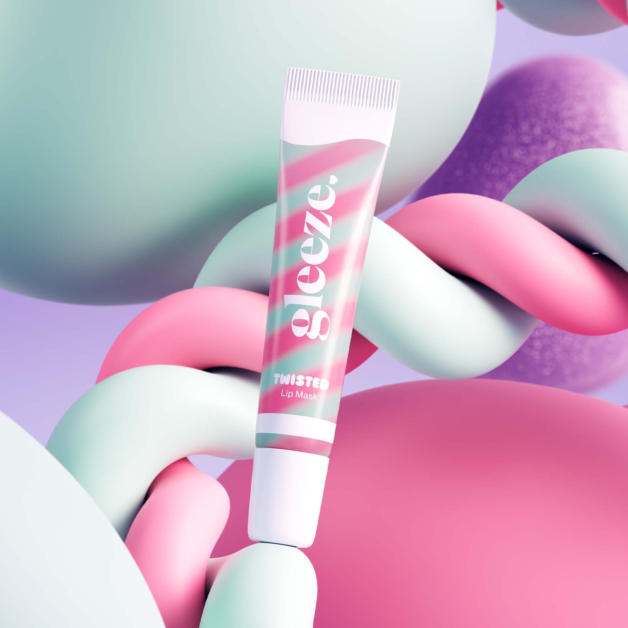 Gleeze Twisted Lip Mask Sunny Swirl (obrázok 4)