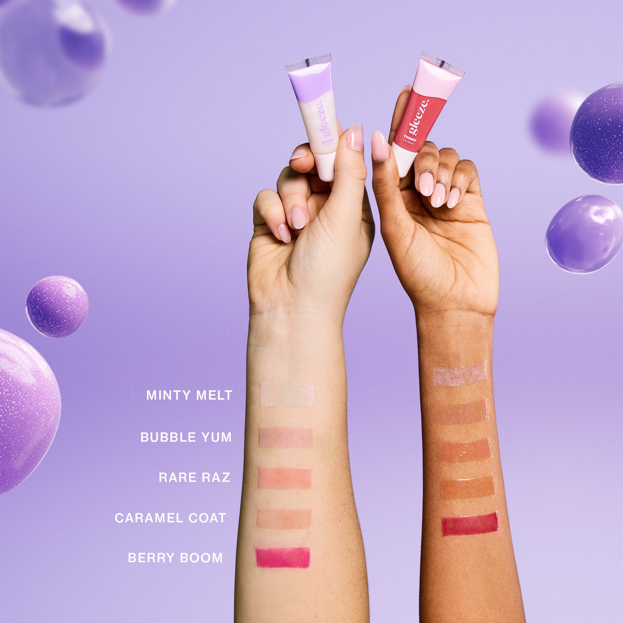 Gleeze Yummy Lip Gloss Caramel Coat (obrázok 4)