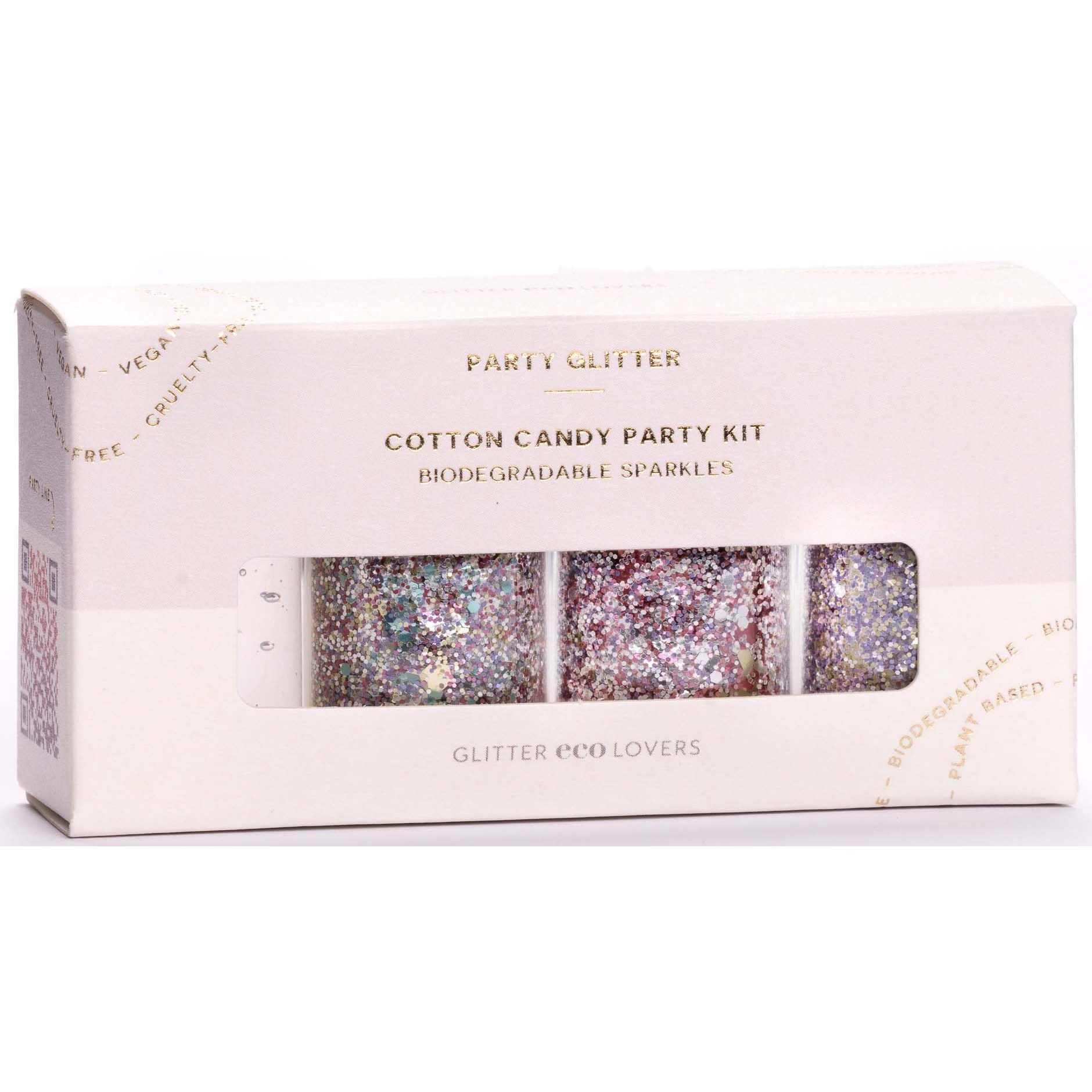 Glitter Eco Lovers Cotton Candy Party Kit 24 ml billede