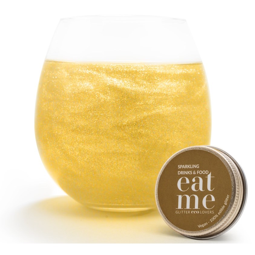 Produktfoto för Glitter Eco Lovers EAT ME Gold