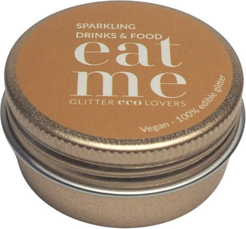 Glitter Eco Lovers EAT ME Gold