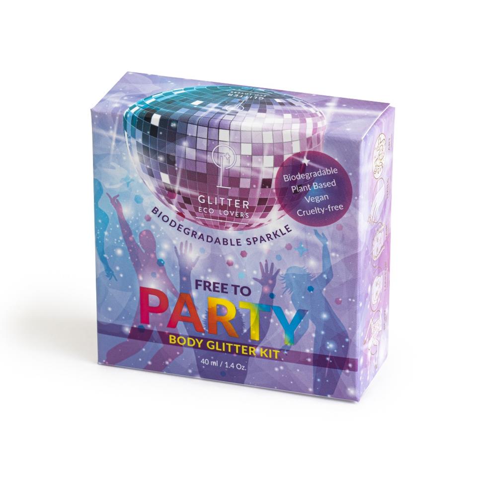 Glitter Eco Lovers Free to PARTY Body Glitter Kit