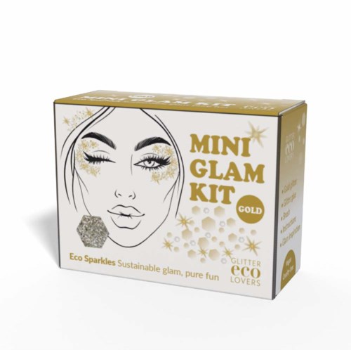 Glitter Eco Lovers Gold Mini Glam Kit